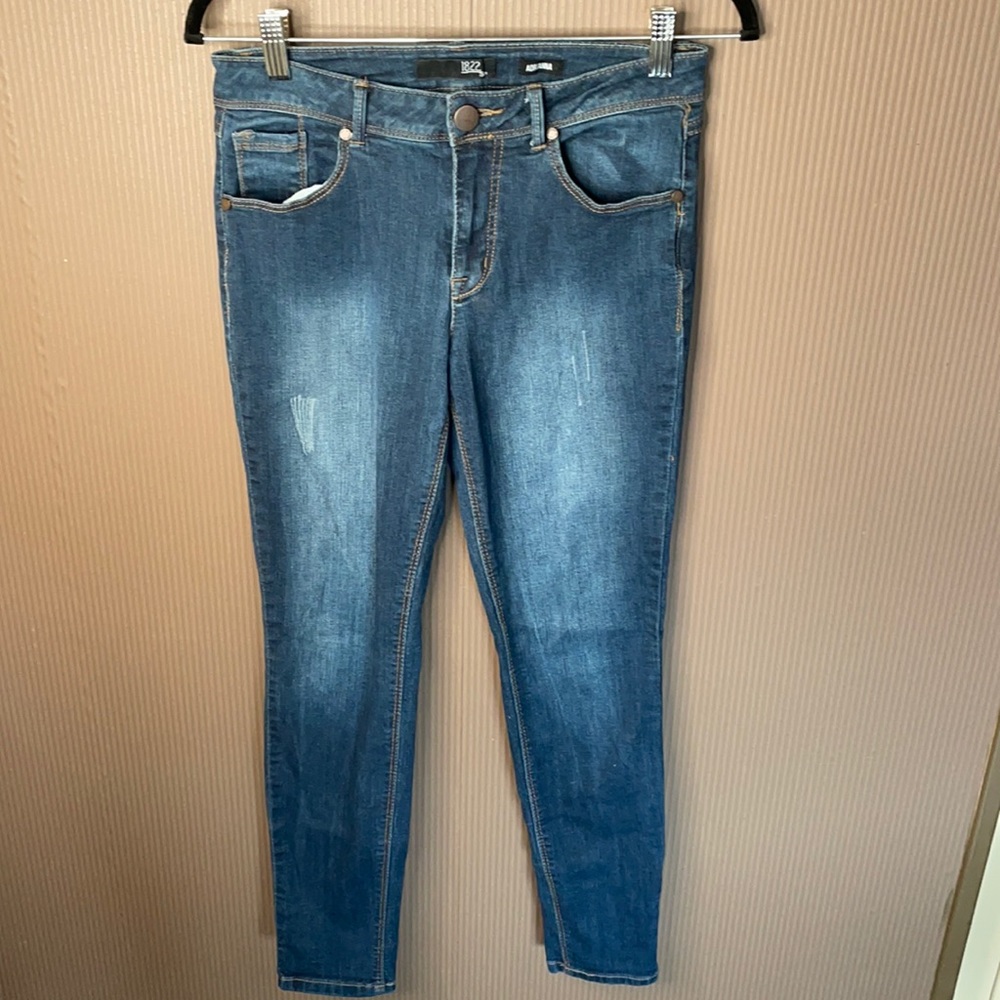 1822 denim adrianna skinny‎ blue jeans size 6